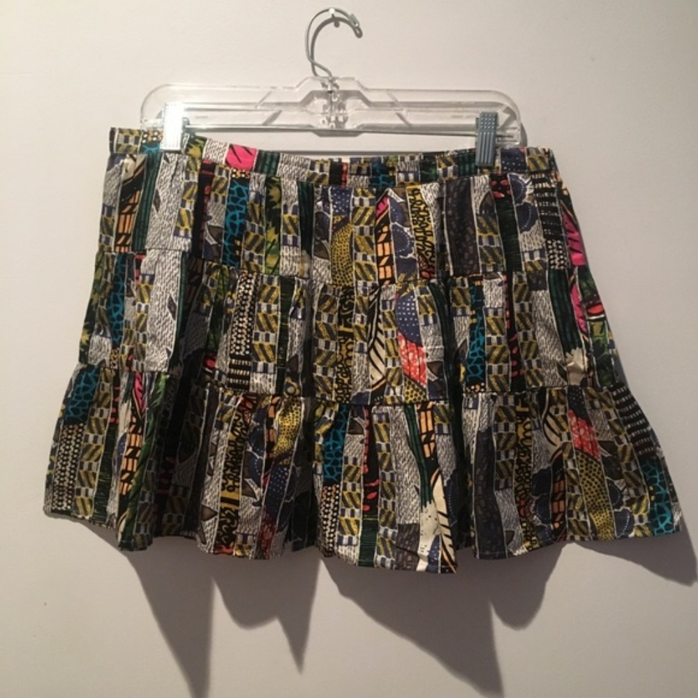 Burning Torch Ashanti Tiered Skirt